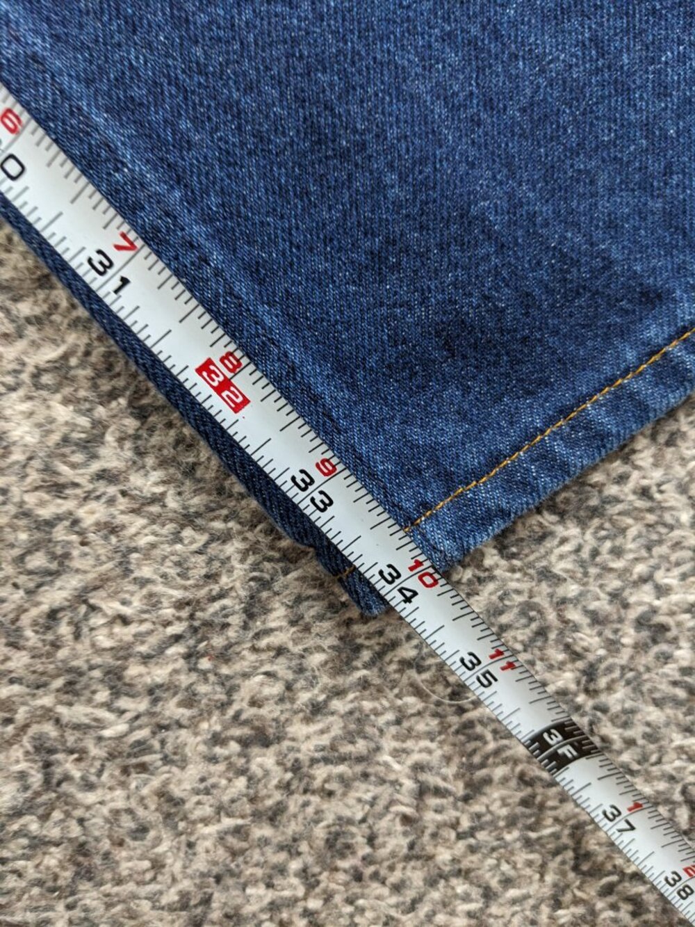 Vintage 80s Levis 720 Jeans 28x34 High Rise Dark Wash Student Fit 1982 USA Made - Picture 10 of 13